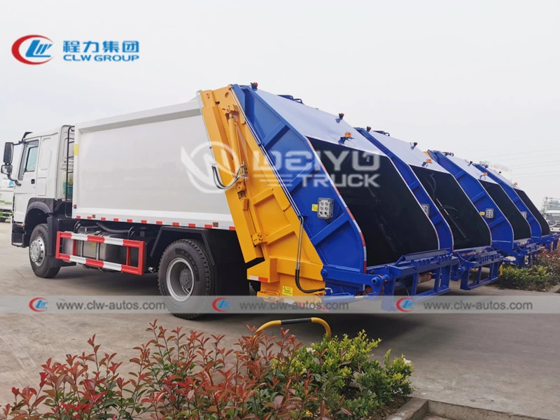 Sinotruk HOWO 4X2 290HP Rhd 14cbm 10tons Waste Refuse Collection Garbage Compactor Truck