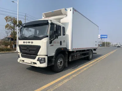 HOWO Sinotruk 4× 2 220HP Venta directa de fábrica Congelador Refrigerado Portador 45