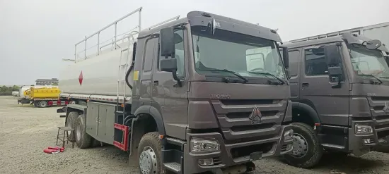 Las mejores marcas chinas a estrenar barato Sinotruk HOWO 4X2 6X4 8X4 20000 litros Camión cisterna de combustible y aceite con dispensador de combustible