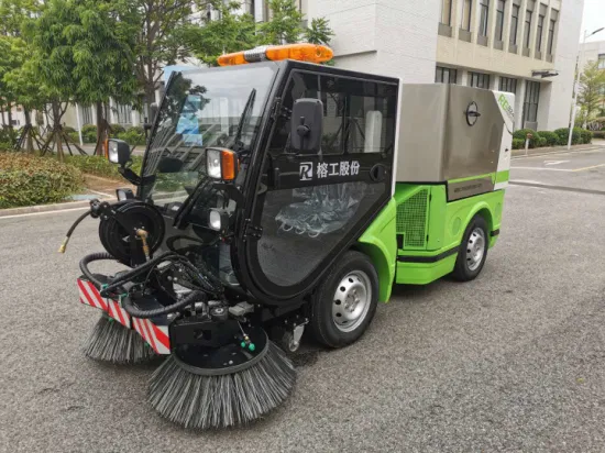 Máquina de limpieza barredora de dirección barredora de calles para estacionamiento con CE