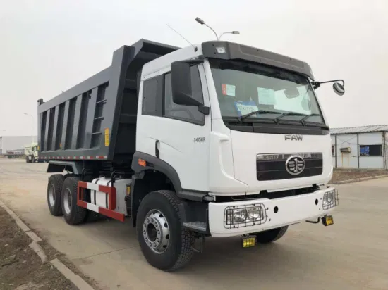 Camión volquete de movimiento de tierras volquete resistente FAW de 30 toneladas, 390 hp, 6x4